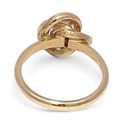 Keepsake 14k Yellow Gold Brilliant Cut Diamond VS2 G-H Ring Size 3.5
